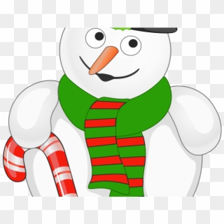 Snowman Clipart Sport - Christmas Tree Candy Cane Clipart, HD Png Download