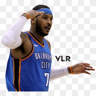 Carmelo Anthony Png - Carmelo Anthony Thunder Png, Transparent Png