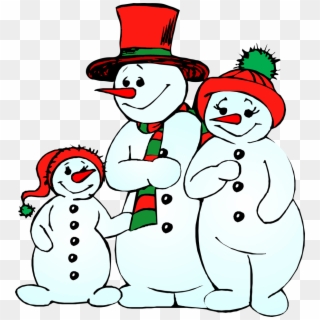 Free Snowman Clipart Christmas Clip Art Images Image - Family Christmas Clip Art, HD Png Download