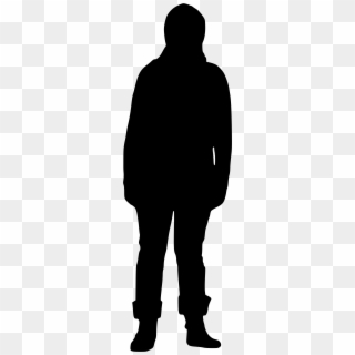 Open - Silhouette Of Man In Hoodie, HD Png Download