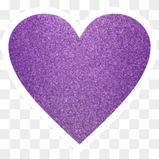 Free Png Download Cute Glitter Purple Heart Png Images - Cute Purple Glitter Heart, Transparent Png
