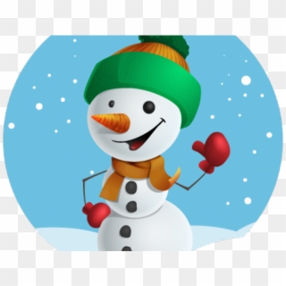 Snowman Clipart Summer - Feliz Natal Boneco De Neve, HD Png Download