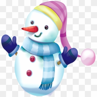 Beautiful Snowman Clipart, HD Png Download