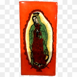 Religious Tile Small Virgen De Guadalupe Multi- Color - Illustration, HD Png Download