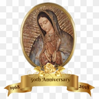Our Lady Of Guadalupe Parish Cordinalmente Le Invita - Golden Ribbon No Background, HD Png Download