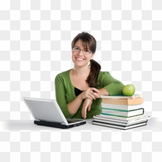 Students Learning Png Image - Happy Teacher Png, Transparent Png