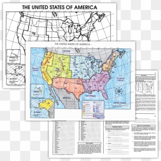 Tcrm237 The United States Map Activity Posters Image - Map, HD Png Download