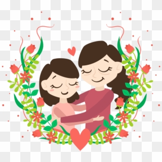Download Mothers Day Mother And Child Free Png And - Mothers Day Vector Png, Transparent Png