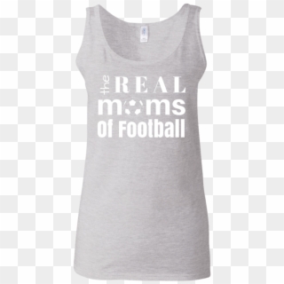 Real Football Moms Ladies' Softstyle Fitted Tank - Active Tank, HD Png Download