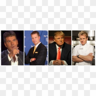 Jt Foxx, Donald Trump, Gordon Ramsay, Simon Cowell - Gordon Ramsay Trump, HD Png Download