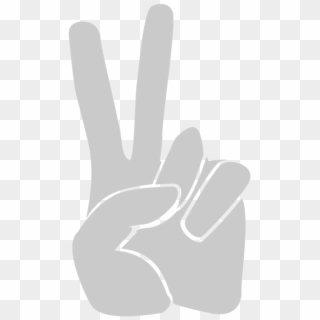 V Sign Victory Symbol Computer Icons - Victory Clipart, HD Png Download