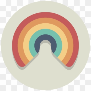 Open - Circle Icon Rainbow, HD Png Download