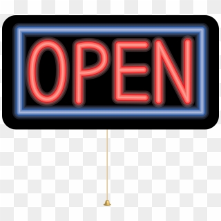 Neon Open Sign Png - Sni, Transparent Png