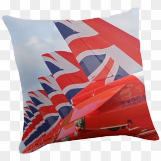 The Red Arrows On The Tarmac At Riat 2015 Fairford - Cushion, HD Png Download