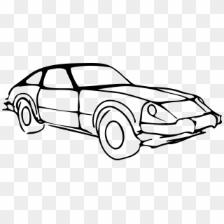 Car Drawing Png - Car Clipart Black And White, Transparent Png