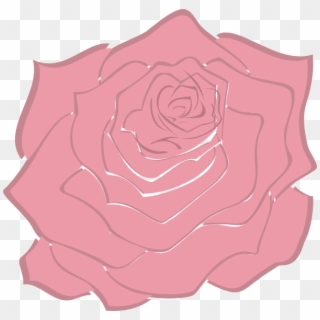 Pink Pale Rose Clip Art At Clker - Light Pink Rose Clipart, HD Png Download