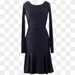 Black Fit To Flare Dress By British Steele - Little Black Dress, HD Png Download