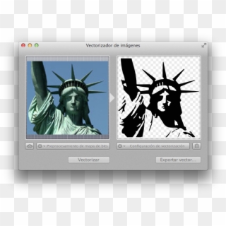 Versión - 1 - 6 - Sistema Operativo - Os X 10 - 8 - - Statue Of Liberty, HD Png Download