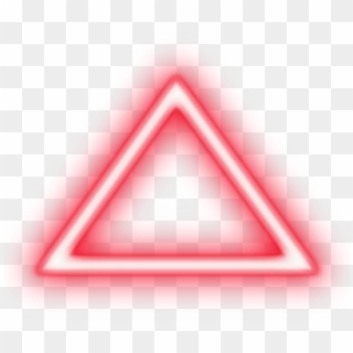 Freetoedit Neon Neoneffect Figure Triangle Triangulo - Triangulo Neon Rojo Png, Transparent Png