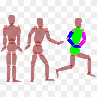 Png - Kloubový Model Lidské Postavy, Transparent Png