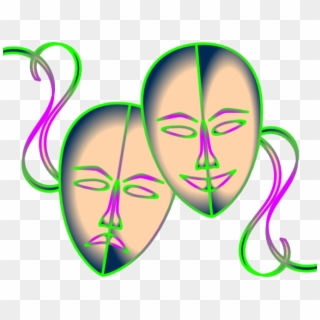 Theater Mask Clipart, HD Png Download