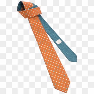 Contemporary Corbata Corbata Silk Orange - Polka Dot, HD Png Download
