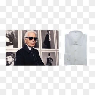 Este Cuello Como Su Nombre Indica “giacca & Corbata - Karl Lagerfeld, HD Png Download
