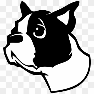 Boston Terrier Art, Boston Terrior, Boston Art, Dog - Decal Boston Terrier Silhouette, HD Png Download