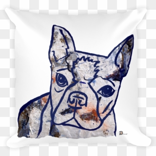 Boston Terrier Throw Pillow - Boston Terrier, HD Png Download