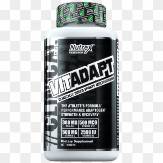 Clinically Dosed Blend Of 24 Vitamins - Nutrex Vitadapt, HD Png Download