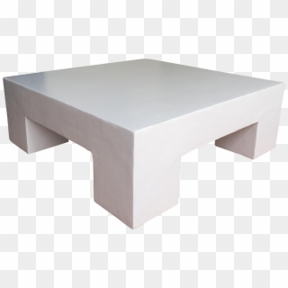 Made To Order Milo Baughman Inspired Handmade Plaster - Plaster Coffee Table, HD Png Download