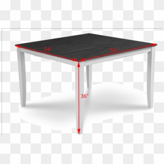 Fullerton Counter Height White Table - Coffee Table, HD Png Download