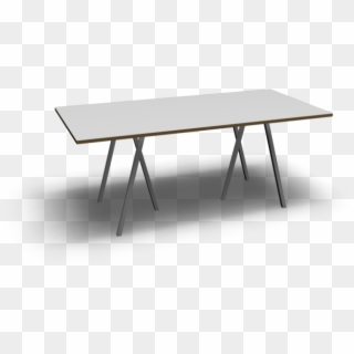 Loop Stand Table, 180, White - Coffee Table, HD Png Download