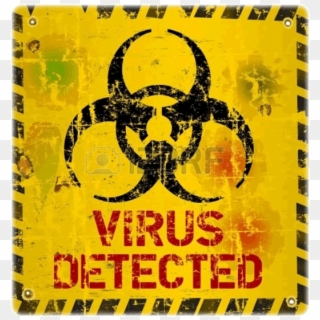 Computer Virus Removal - Biohazard Label, HD Png Download