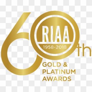 Riaa Gold & Platinum Awards 60th Anniversary Logo - Riaa, HD Png Download