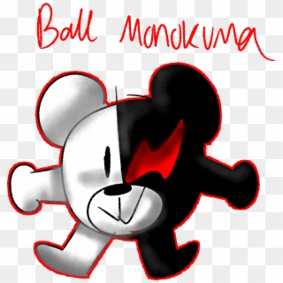 Great Ball Monokuma Art - Cartoon, HD Png Download