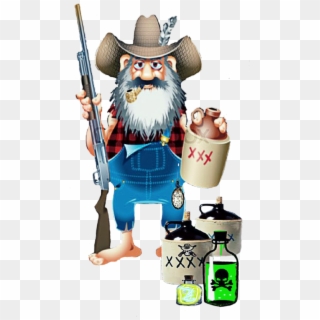 #redneck #country #hillbilly #hunting #moonshine - Cartoon, HD Png Download