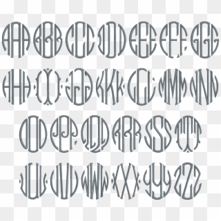 Oval Monogram - Png, Transparent Png