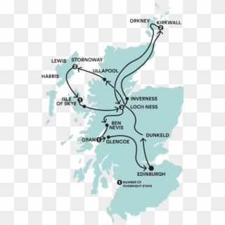 Compass Bustertour Map - Whisky Map Of Scotland, HD Png Download