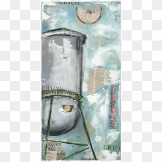 Watertower Chico Christine Mac Shane Art - Painting, HD Png Download