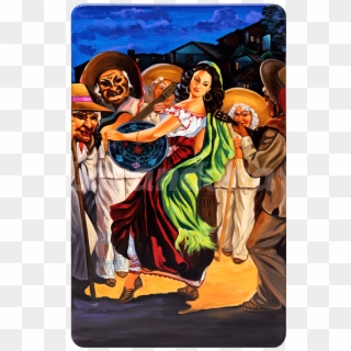 Dance Of The Old People Top Table - Painting, HD Png Download