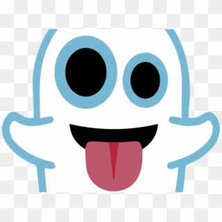 Emoji Clipart Ghost - Emoji Šypsenėlės, HD Png Download