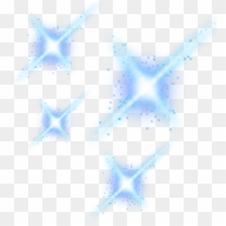 #ftestickers #stars #sparkles #luminous #blue - Star, HD Png Download