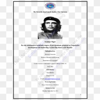 Pdf - Ernesto Che Guevara, HD Png Download