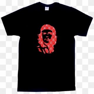 Che Guevara On Black T-shirt - Active Shirt, HD Png Download