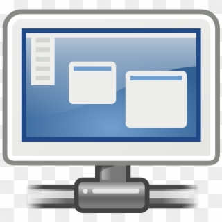 Gnome Preferences Desktop Remote Desktop - Remote Desktop Icon Svg, HD Png Download