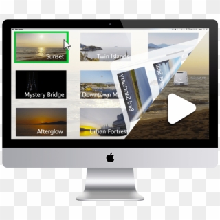 Video Desktop Icon - Imac, HD Png Download