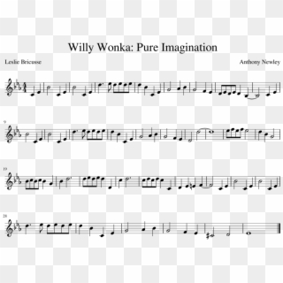 Pure Imagination For Violin - Mii Channel Sheet Music Viola Solo, HD Png Download