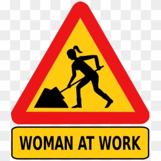 Free Clipart Bocce Road Sign - Woman At Work Sign, HD Png Download