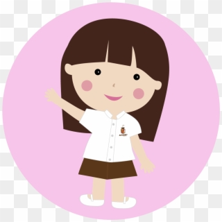 Girl Icon 01-01 - Toddler Girl Icon, HD Png Download
